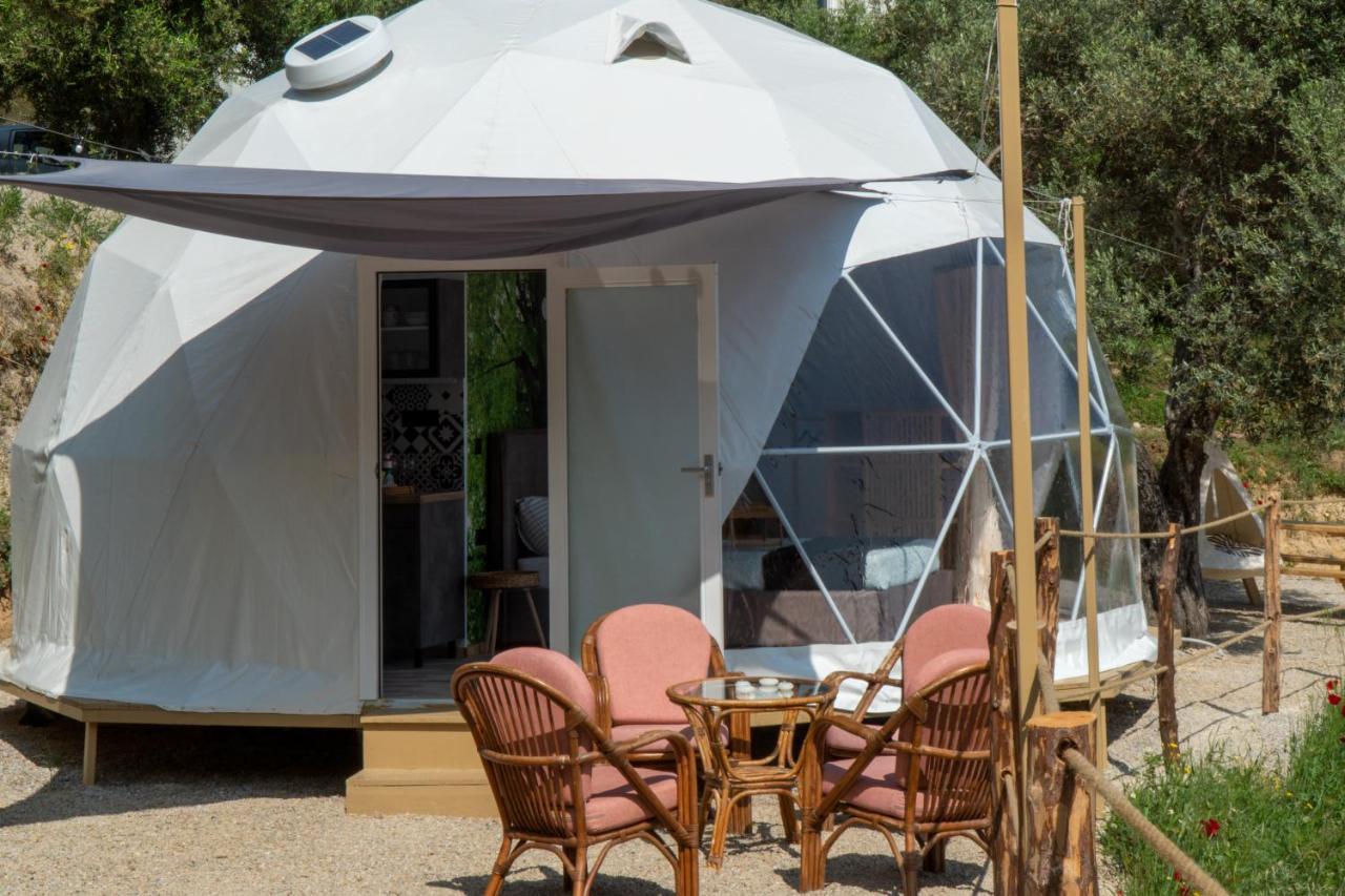 Luxury Dome Tents Ikaria Ap'Esso2 Raches  Exterior photo