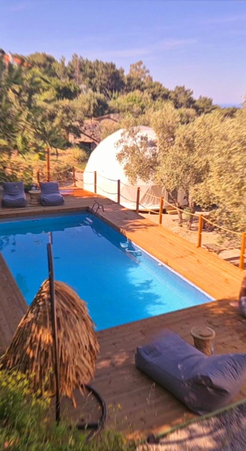 Luxury Dome Tents Ikaria Ap'Esso2 Raches  Exterior photo